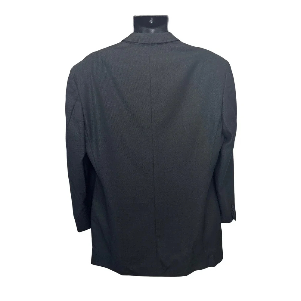 Giorgio Armani Le Collezioni 44L Suit Jacket 85% Virgin Wool Silk Italy